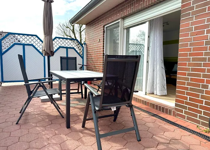 Krabbe 1 In Bensersiel Mit Garten & Terrasse Διαμέρισμα